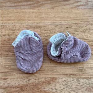 Corduroy Booties - Pink